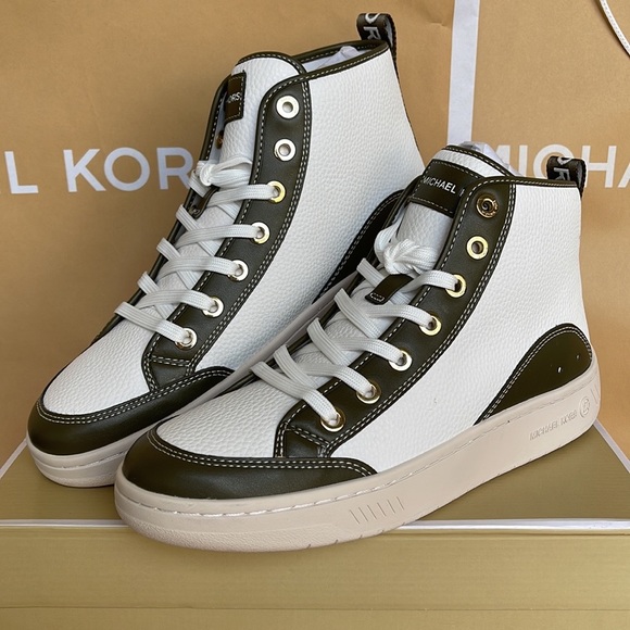 MICHAEL KORS SHEA MID HIGH TOP
FAUX LEATHER
49F3SHFESL
OLIVE
New - Picture 5 of 16